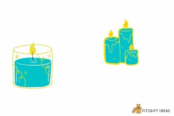 9 Handmade Gifts For a Friend That Will Make Them Say 'Aww' 6 candles gift
