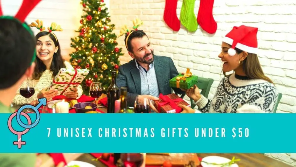 7 Unisex Christmas Gifts Under $50 blog banner